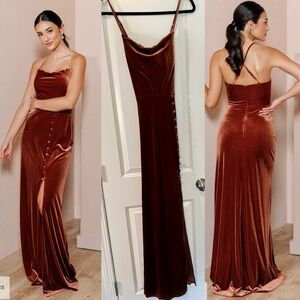 Reverly || Billie Velvet Dress